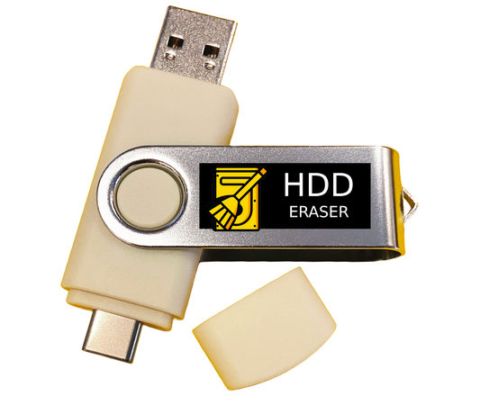 HDD Hard Drive Eraser Bootable Live USB